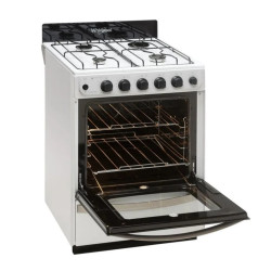 Cocina WHIRLPOOL WFB57DWDNA Multigas 56cm 4 hornallas blanca outlet