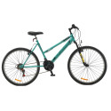 Bicicleta MTB FUTURA TECHNO rodado 26 cuadro de acero aguamarina