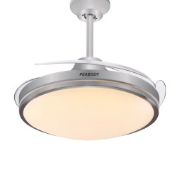 Ventilador de techo PEABODY VTRDC425S retráctil 42'' 72W 3 paletas plásticas