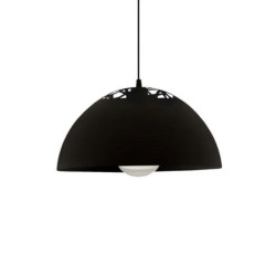 Colgante FERROLUX FRIAS chapa E27 40cm negro