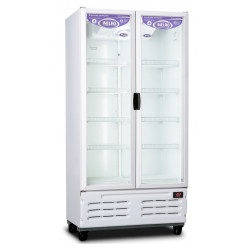Heladera exhibidora INELRO MT-26 vertical dos puertas 765 Litros blanca