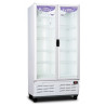 Heladera exhibidora INELRO MT-26 vertical dos puertas 765 Litros blanca