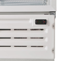 Heladera exhibidora INELRO MT-26 vertical dos puertas 765 Litros blanca