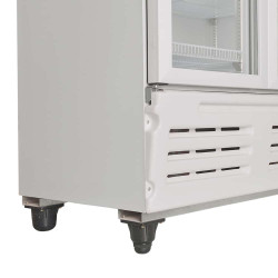 Heladera exhibidora INELRO MT-26 vertical dos puertas 765 Litros blanca