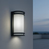 Tortuga LUCCIOLA SERENA ovalado IP54 para 1 luz E27 negro
