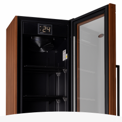 Heladera exhibidora INELRO MT-11 Nordica Vertical 290 Litros marrón