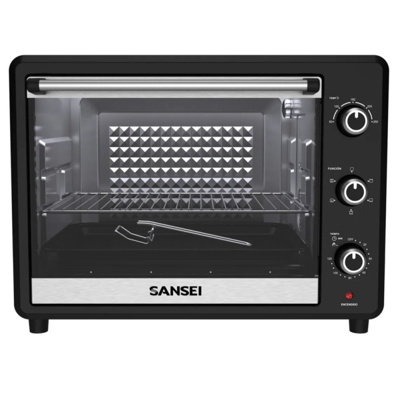 Horno eléctrico SANSEI HGCSA6324UAPI 63 Litros 2200W negro Horno eléctrico SANSEI HGCSA6324UAPI 63 Litros 2200W negro