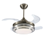 Ventilador de techo LILIANA VTHA604 retractil 42' 4 paletas plásticas gris