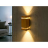 Aplique 180° WALNUT II bidireccional para 2 luces GU10 marrón