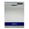 Lavavajillas DREAN DISH 15.2 DTX 15 cubiertos 9 programas acero inoxidable outlet