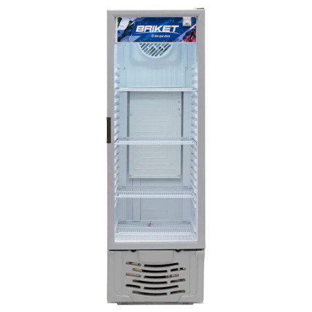 Heladera exhibidora BRIKET M3000 vertical 293 Litros blanca outlet