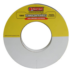 Tubo TACSA termo contraíble 9.5mm a 4.8mm 3/8 azul