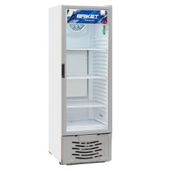 Heladera exhibidora BRIKET M3000 vertical 293 Litros blanca outlet