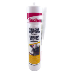Silicona neutra FISCHER 260ml negra