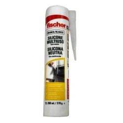 Silicona neutra FISCHER 260ml blanca