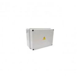 Caja modular SISTELECTRIC exterior pvc IP65 tapa abulonada opaco 28,5x28,5x18,5cm