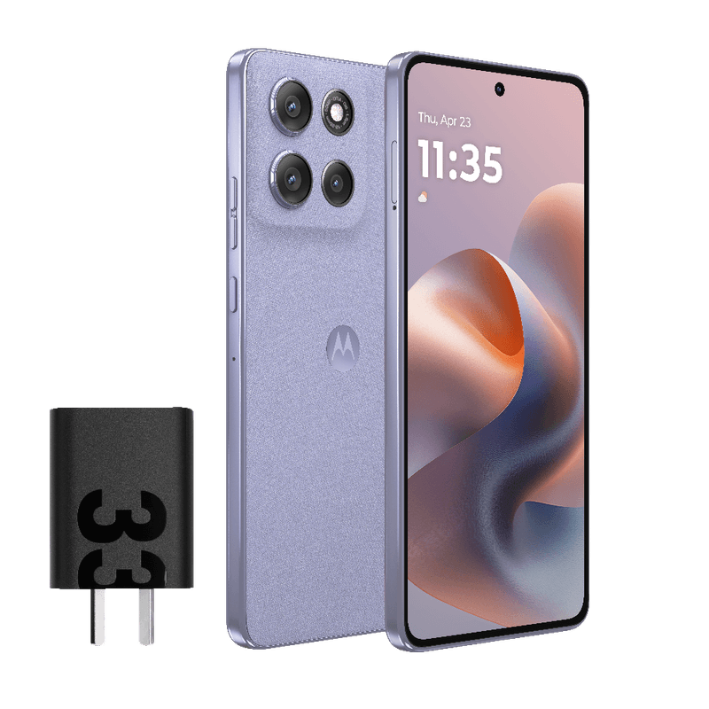 Celular MOTOROLA G86 5G 8GB RAM 256GB lila con cargador