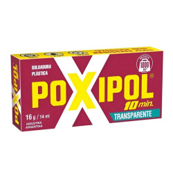 Pegamento POXIPOL 10 MINUTOS 16gr transparente