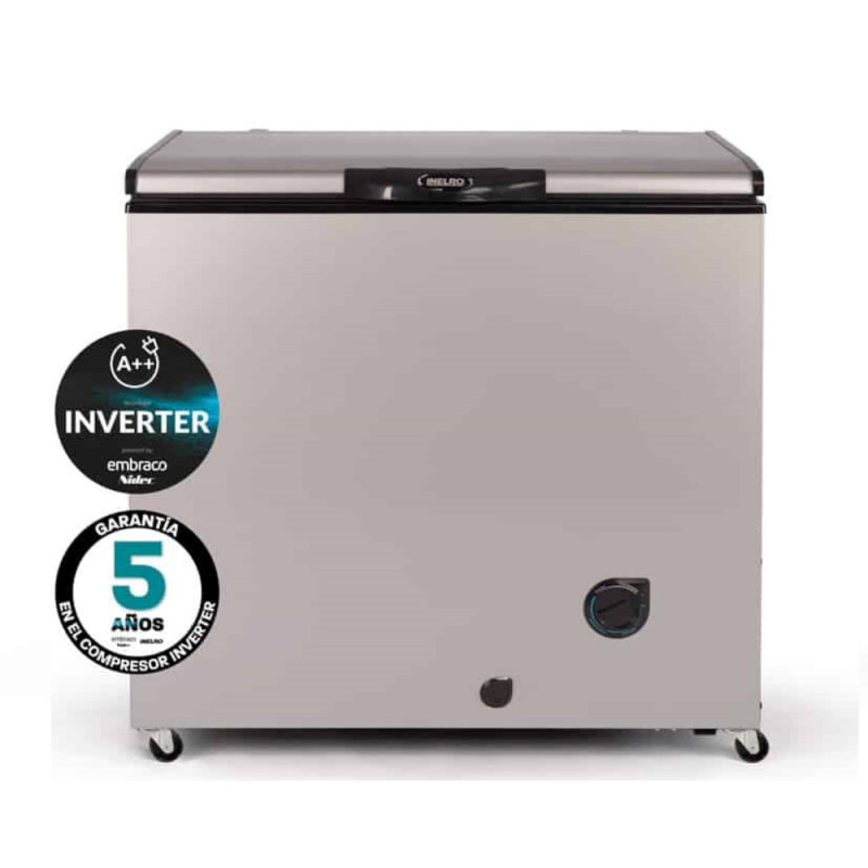 Freezer horizontal INELRO FIH270 215 litros Inverter gris