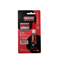 Adhesivo instantáneo TACSA SÚPER GOTA PLUS 2gr