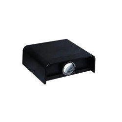Aplique led 180° ILUMINACIÓN BECCA bidireccional con lupa 2W blanco dinámico negro