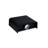 Aplique led 180° ILUMINACIÓN BECCA bidireccional con lupa 2W blanco dinámico negro