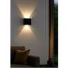 Aplique led 180° ILUMINACIÓN BECCA bidireccional con lupa 2W blanco dinámico negro