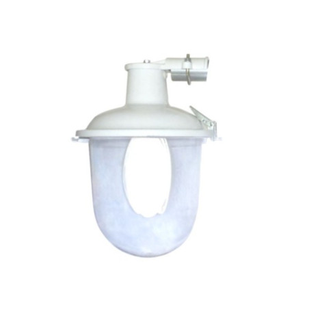 Luminaria LANIN E27 chapa policarbonato para columna