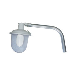 Luminaria LANIN E27 chapa policarbonato para columna