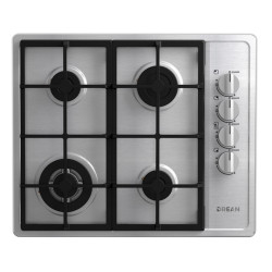 Anafe a gas DREAN AGDR60EIA1 4 hornallas empotrable acero inoxidable gris