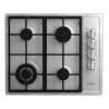 Anafe a gas DREAN AGDR60EIA1 4 hornallas empotrable acero inoxidable gris