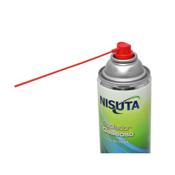 Limpiador NISUTA gaseoso 440cc/450g aire comprimido