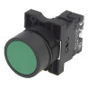 Pulsador rasante CNC LAY5-EA31 1na verde