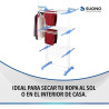 Tendedero para ropa SOUNO HOG0096 vertical de pie 3 niveles plegable blanco