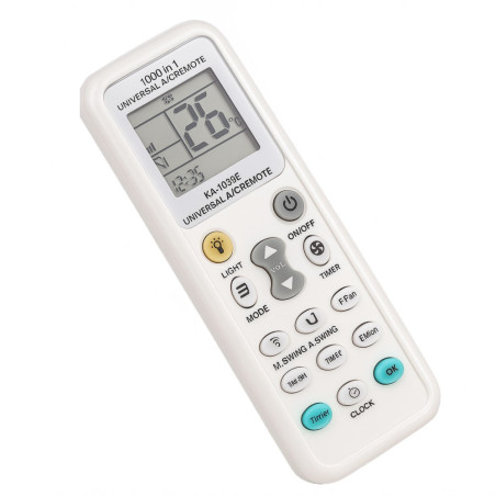 Control remoto universal para aire acondicionado SUONO HOG0031