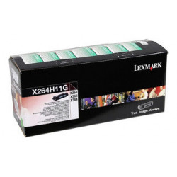 Toner indigo x264h11g alternativo para lexmark negro