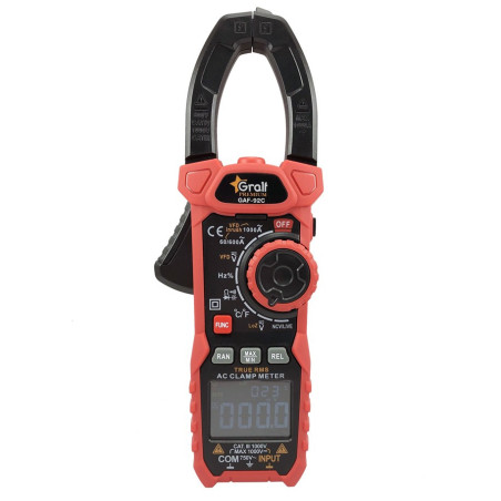 Pinza amperométrica GRALF GAF-92C 750V TRMS