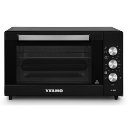 Horno eléctrico YELMO YL-36S 36 litros 1200w negro reacondicionado