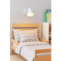 Aplique FERROLUX ORENSE para 1 luz E27 con barral blanco