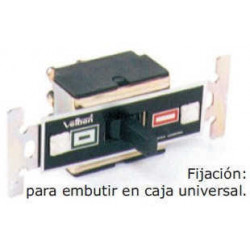 Palanca embutir inversora marcha 2x 10a p/caja 5x10     111