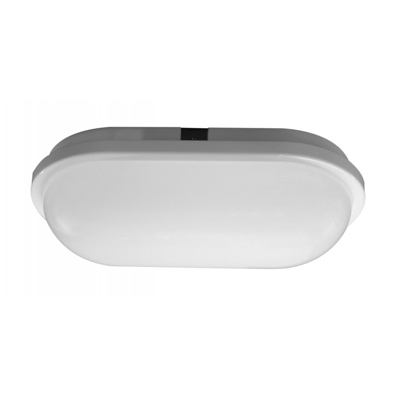 Plafón LUMENAC OVAL led para exterior 20w 4000k 1650lm 271x146mm
