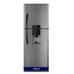 Heladera DREAN HDR400F41E ciclica 396 Litros gris con dispenser de agua