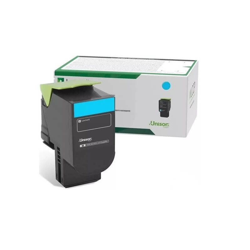 Toner para lexmark cx522 original cyan 78c4xc0