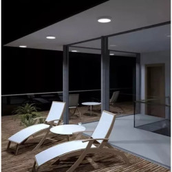 Plafón led MACROLED redondo 12W 1080lm 6000K luz fría