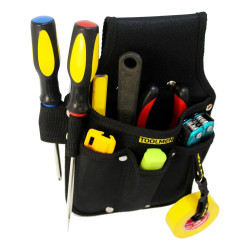 Cartuchera portaherramientas TOOLMEN 4 bolsillos