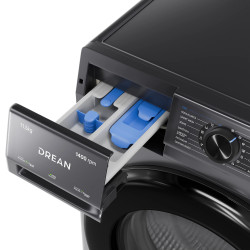 Lavarropas automático DREAN LFDR1114ISG0 Inverter carga frontal 11,5kg 1400rpm gris