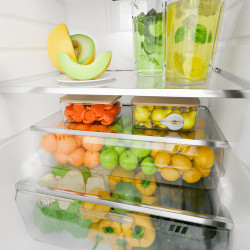 Heladera DREAN RDP410ZRT 415 Litros No Frost gris con dispenser de agua