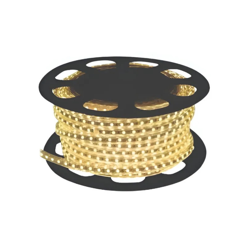 Tira led ILUMROS IP65 10W/m 220v 3000K luz cálida por metro