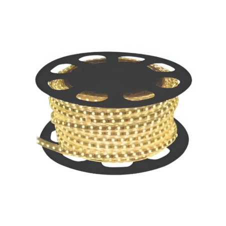 Tira led ILUMROS IP65 10W/m 220v 3000K luz cálida por metro