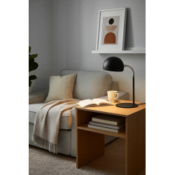 Lámpara de escritorio MARKAS flexible para 1 luz E27 pantalla bocha negro